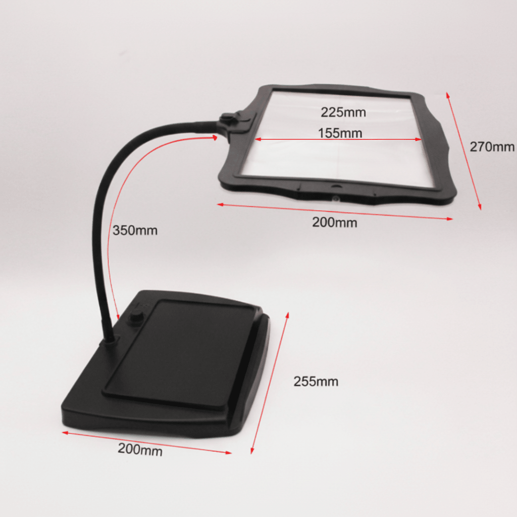 CLEARVIEW – LED desk magnifier for precision work and detailed clarity