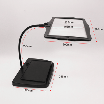 CLEARVIEW – LED desk magnifier for precision work and detailed clarity