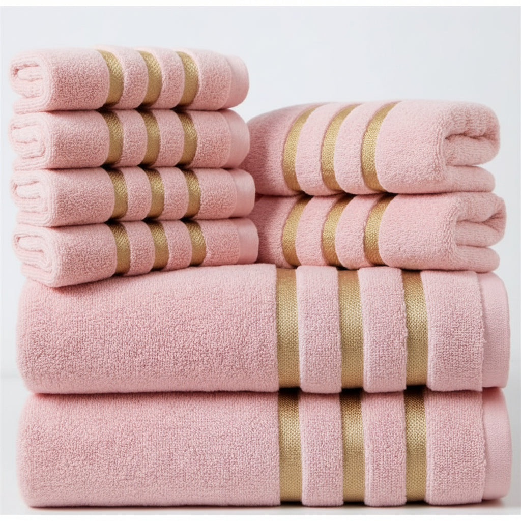 LUXECLOUD – Hotel-Quality 400 GSM Cotton Towel Set for Everyday Comfort