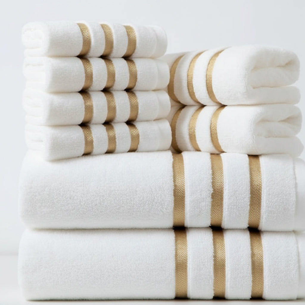 LUXECLOUD – Hotel-Quality 400 GSM Cotton Towel Set for Everyday Comfort