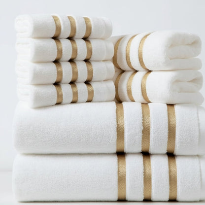LUXECLOUD – Hotel-Quality 400 GSM Cotton Towel Set for Everyday Comfort