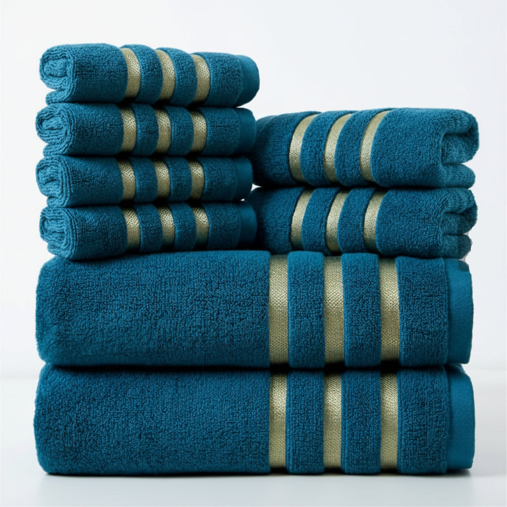 LUXECLOUD – Hotel-Quality 400 GSM Cotton Towel Set for Everyday Comfort