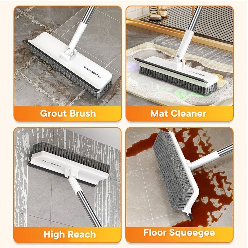 ScrubForce - Rotating Floor Scrub Brush with Long Handle for Easy Cleaning 6