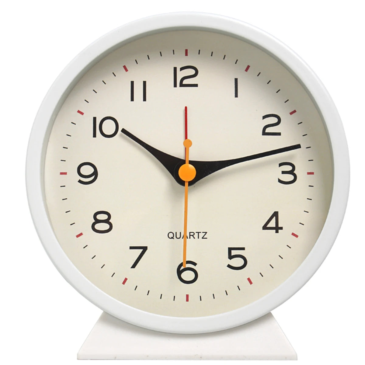 METALNOD – Minimalist Metal Desk Alarm Clock with Silent Movement