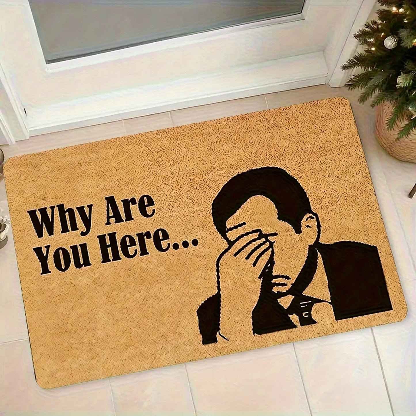 SASSYSTEP – Humorous Door Mat for Playful Entryway Charm