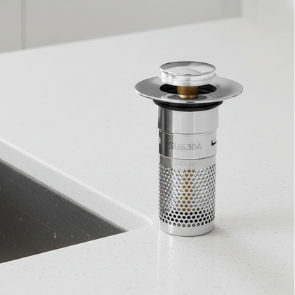 BOUNCEDRAIN – Stainless Steel Drain Core for Everyday Sink Protection