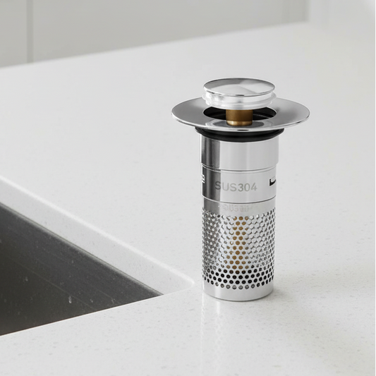 BOUNCEDRAIN – Stainless Steel Drain Core for Everyday Sink Protection