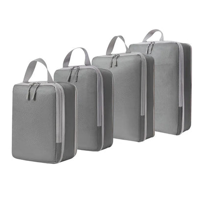 PACKCUBE – 4 Piece Compression Packing Cube Set for Organized Travel