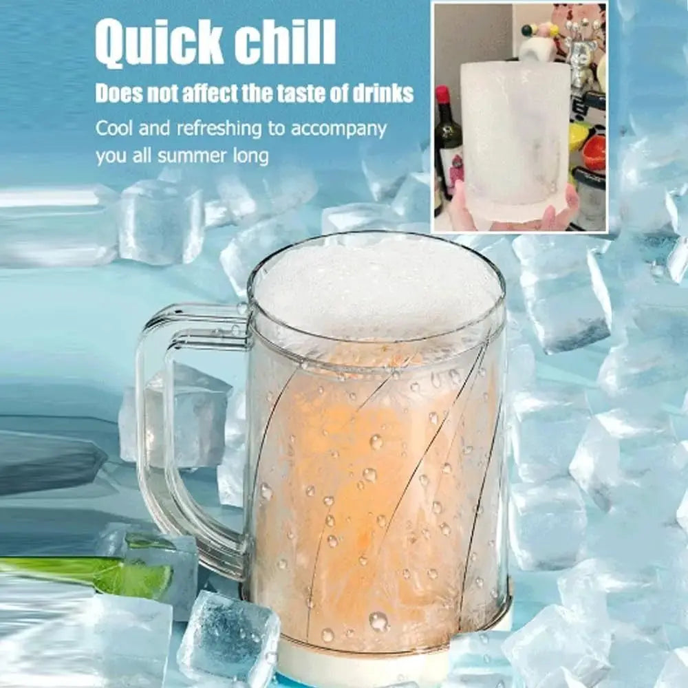 FROSTMUG – Beer Mug – Thickened Freezer Cup for Cold Drinks