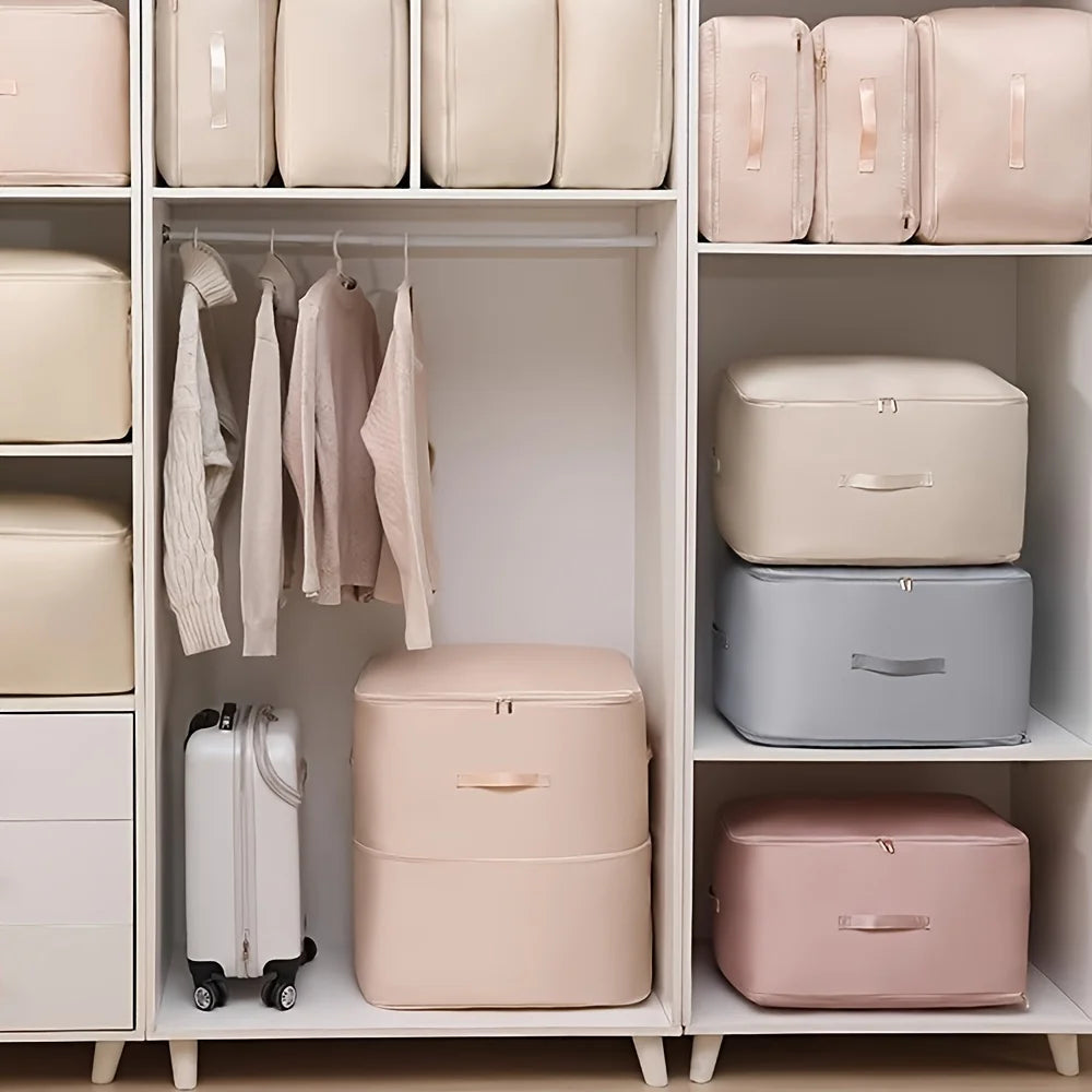 STOREPRESS – Self Compressing Organizer for Neat Closet Storage