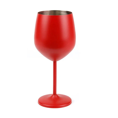 METALTOAST – Champagne Glass – Tall Steel Wine & Cocktail Goblet