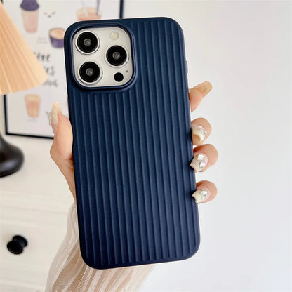 TITANGRID – Corrugated Shockproof Phone Case with Titanium Finish