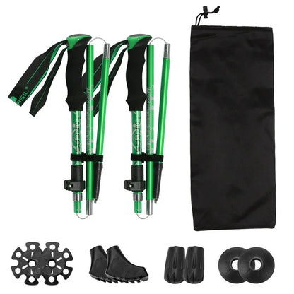 PEAKTREK – Ultralight Folding Trekking Poles for Hike and Hiking Adventures