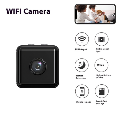 WATCHNEST – Mini WiFi Security Camera 1080P Indoor Monitoring