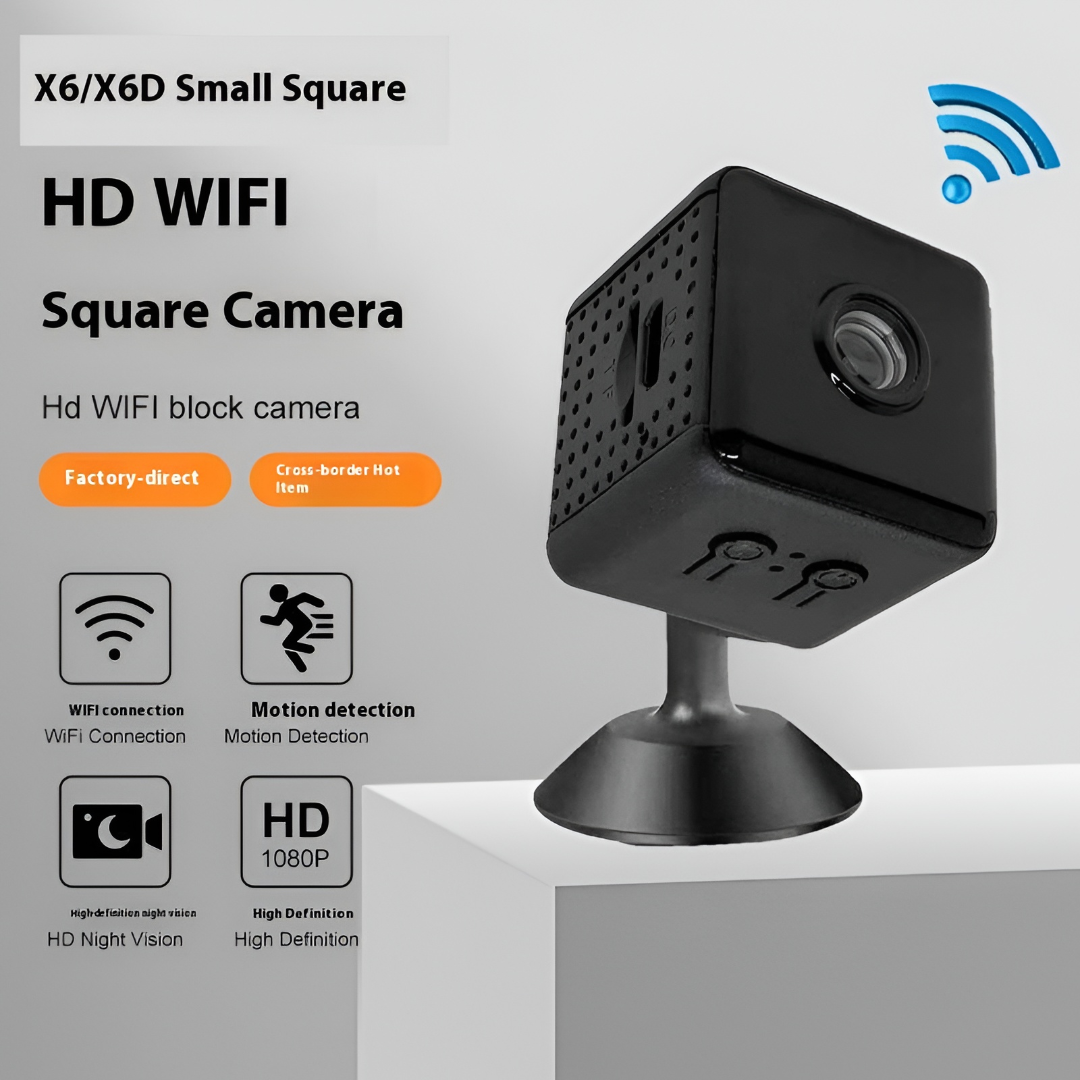 WATCHNEST – Mini WiFi Security Camera 1080P Indoor Monitoring