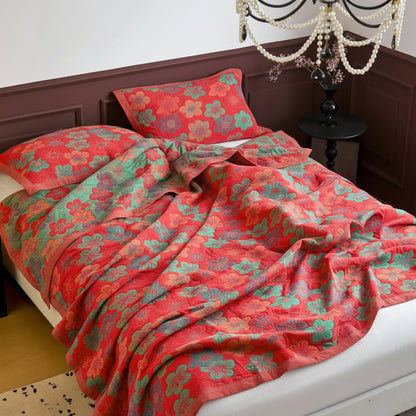GARDENORA – Decorative Floral Blanket for Sofa, Bed, and Lounge Spaces