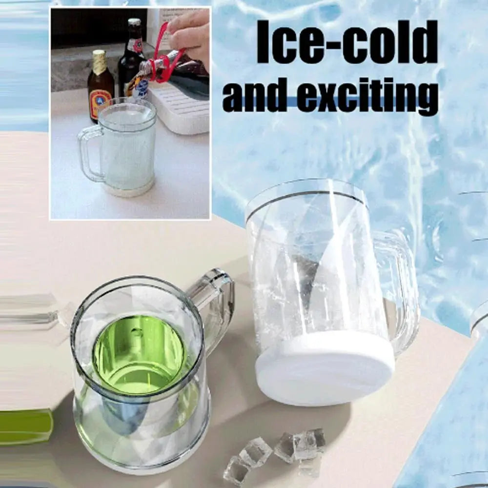 FROSTMUG – Beer Mug – Thickened Freezer Cup for Cold Drinks