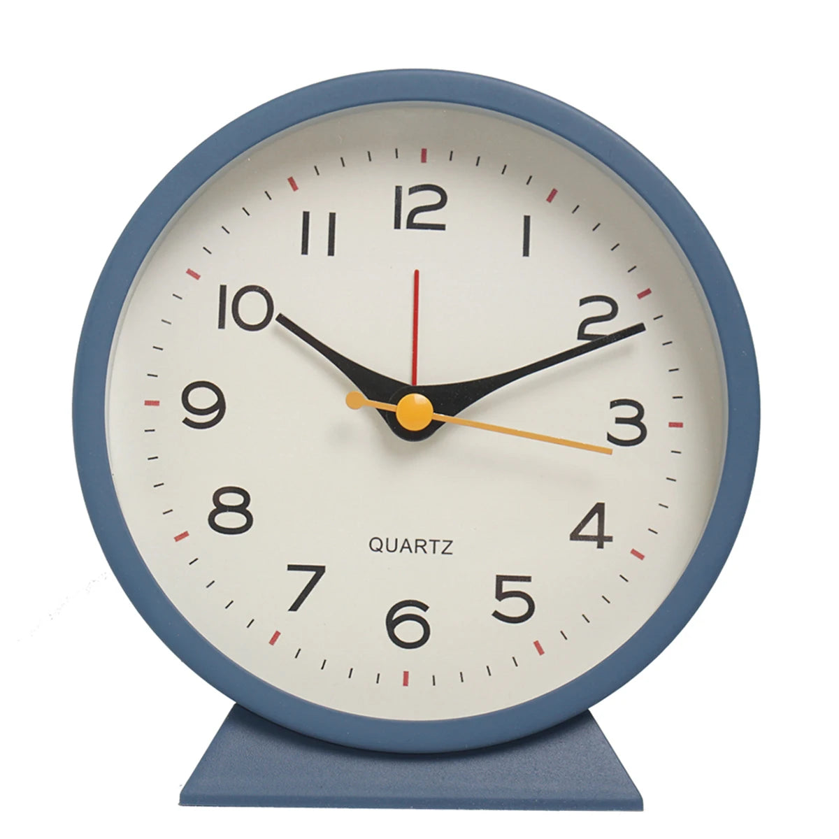 METALNOD – Minimalist Metal Desk Alarm Clock with Silent Movement