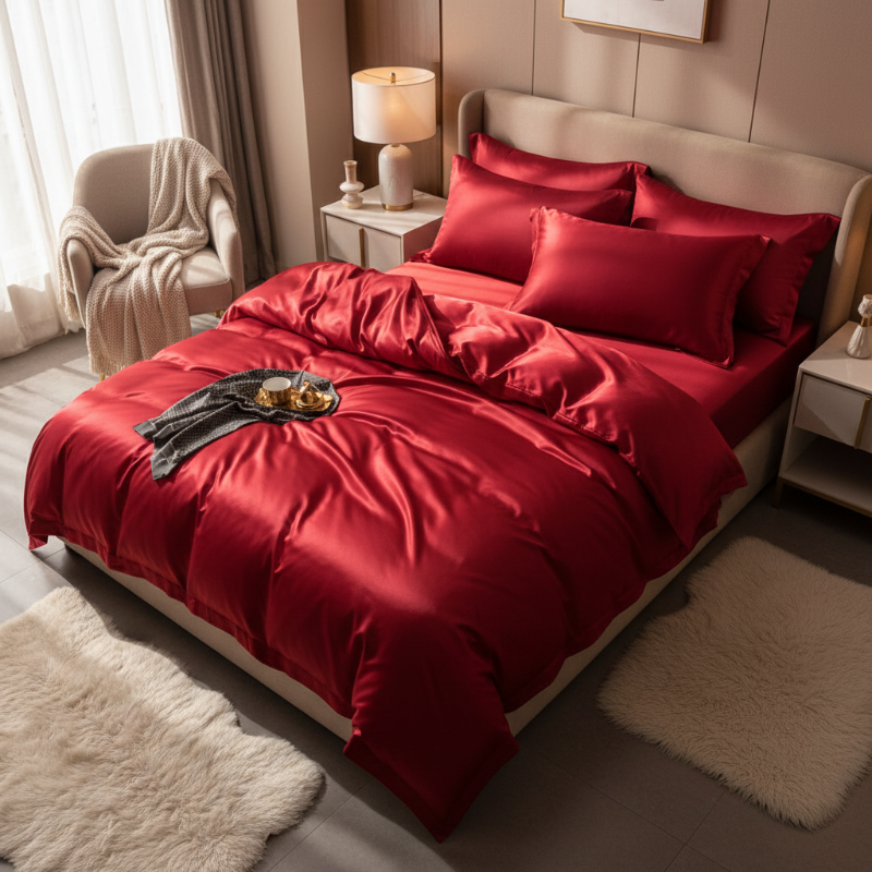 SilkBliss - Luxurious Soft Bedding Set with Duvet Cover, Pillowcases & Fitted Sheet 2