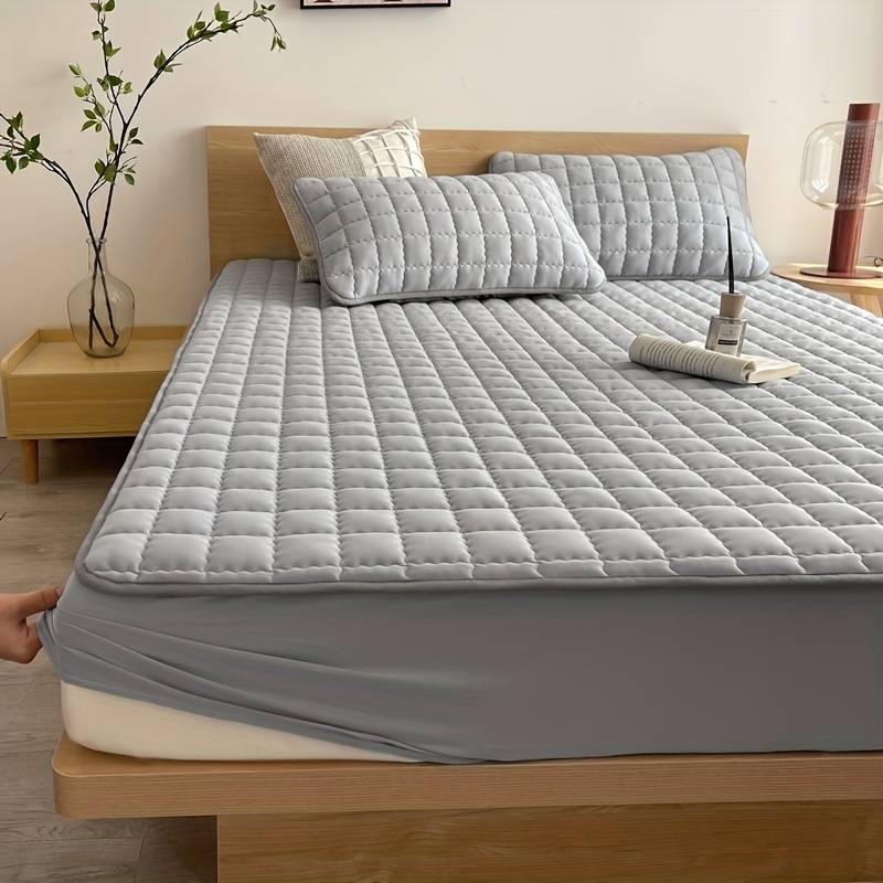 SlumberSoft Waterproof Mattress Protector - Soft, Breathable, Cooling Comfort 1