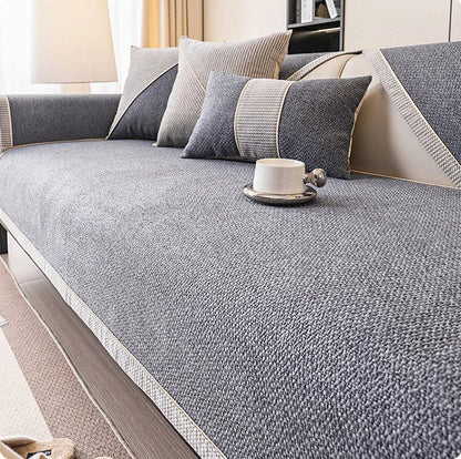 Sofa Throw Blanket - Non-Slip Cotton Linen Sofa Cover for All-Season Comfort 10