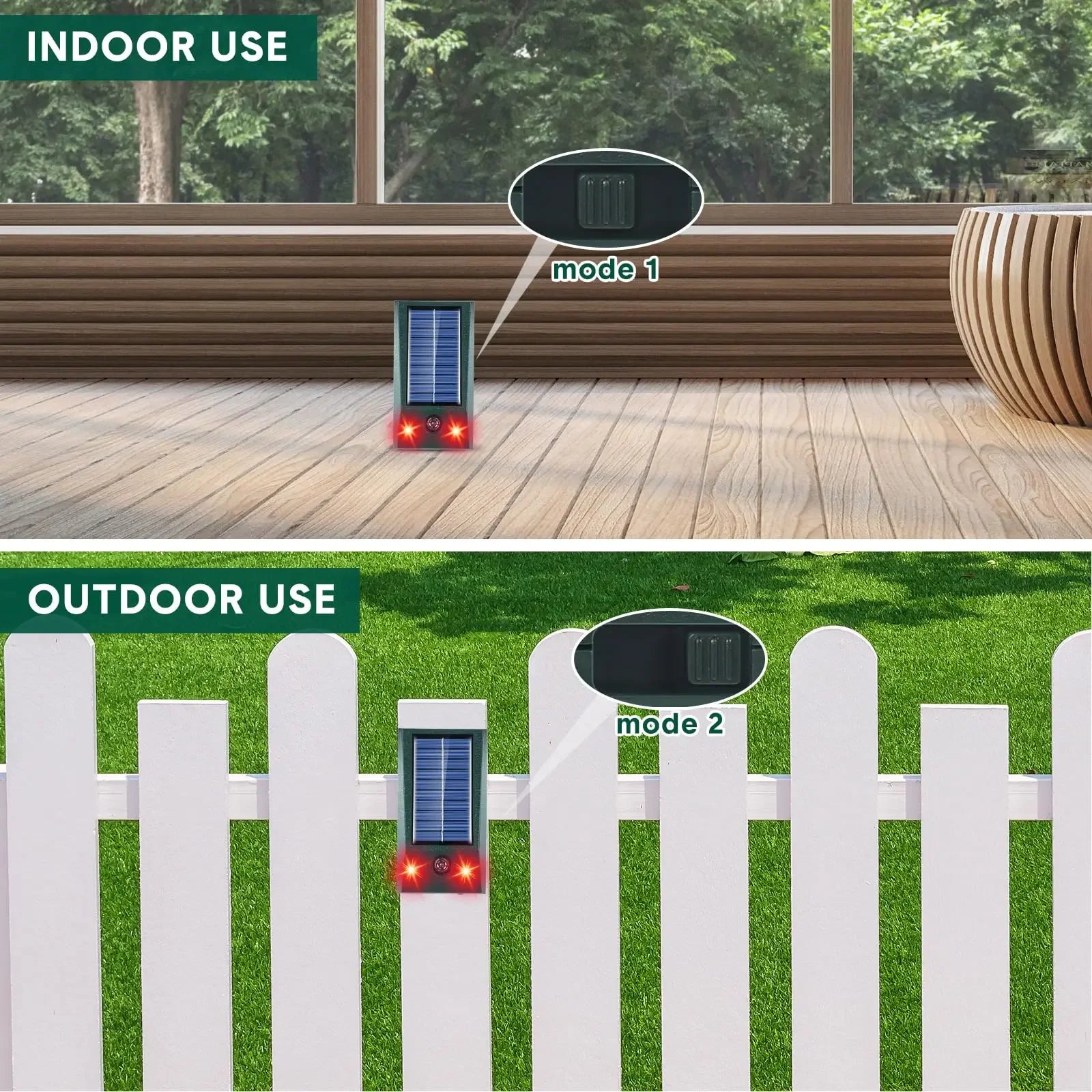 SonicGuard - Solar Ultrasonic Motion-Activated Bird Repellent & Pigeon Deterrent 3