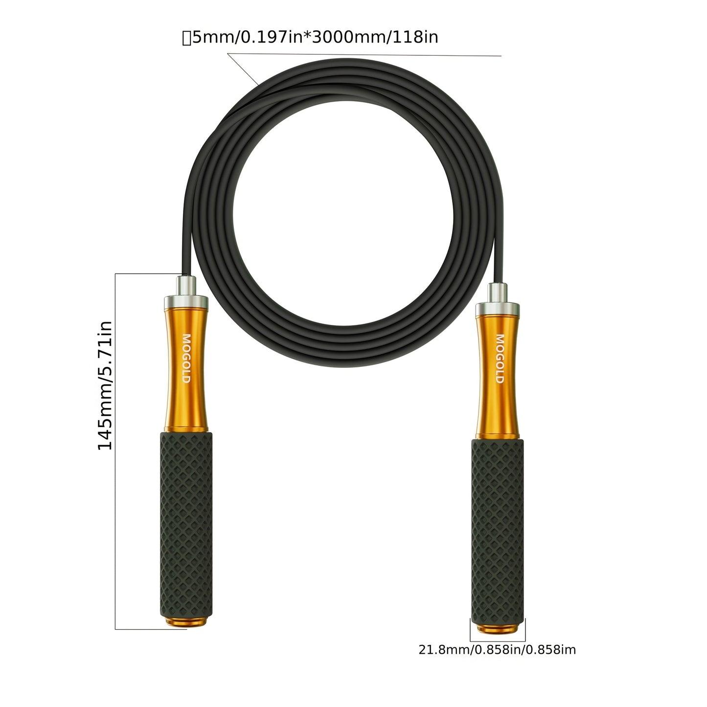 SpeedLock - Adjustable Weighted Jump Rope for Enhanced Speed Training 4