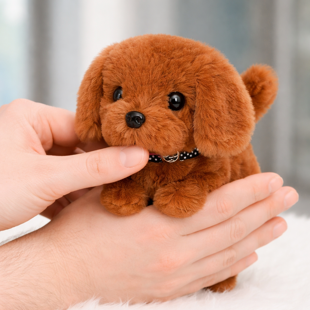 PUPPYMATE – Interactive Plush Puppy Walking Barking Pet Toy