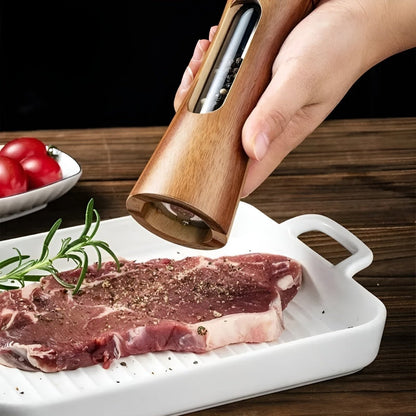 SPICECRAFT – Elegant Wooden Salt & Pepper Mills with Adjustable Grinding Control
