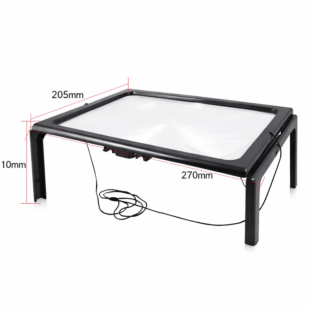 PAGEBOOST – Foldable 3x Magnifying Glass with LED Light for Easy Reading