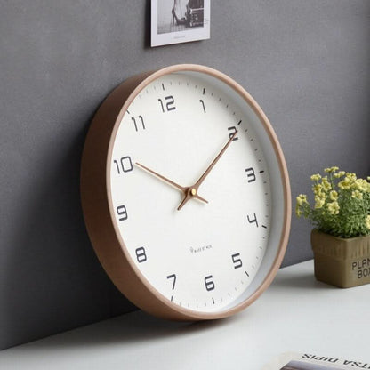 TIMEBLEND - Modern Silent Wooden Wall Clock with Scandinavian Design 0