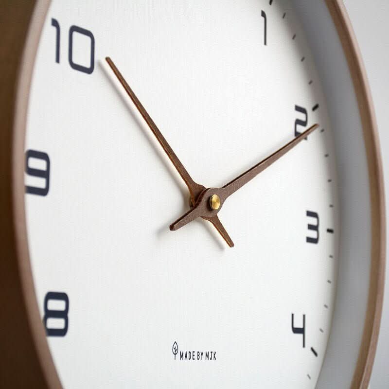 TIMEBLEND - Modern Silent Wooden Wall Clock with Scandinavian Design 3