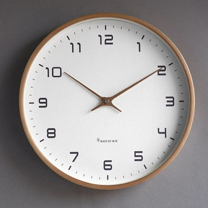 TIMEBLEND - Modern Silent Wooden Wall Clock with Scandinavian Design 4