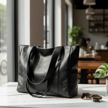 LUXORA – Elegant PU leather shoulder bag with retro touch