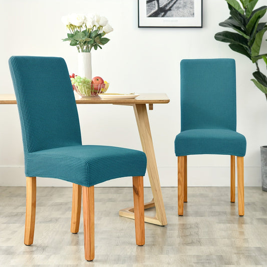 VELVORA FIT - Elegant Stretch Velvet Chair Covers for Dining Room Upgrade 1