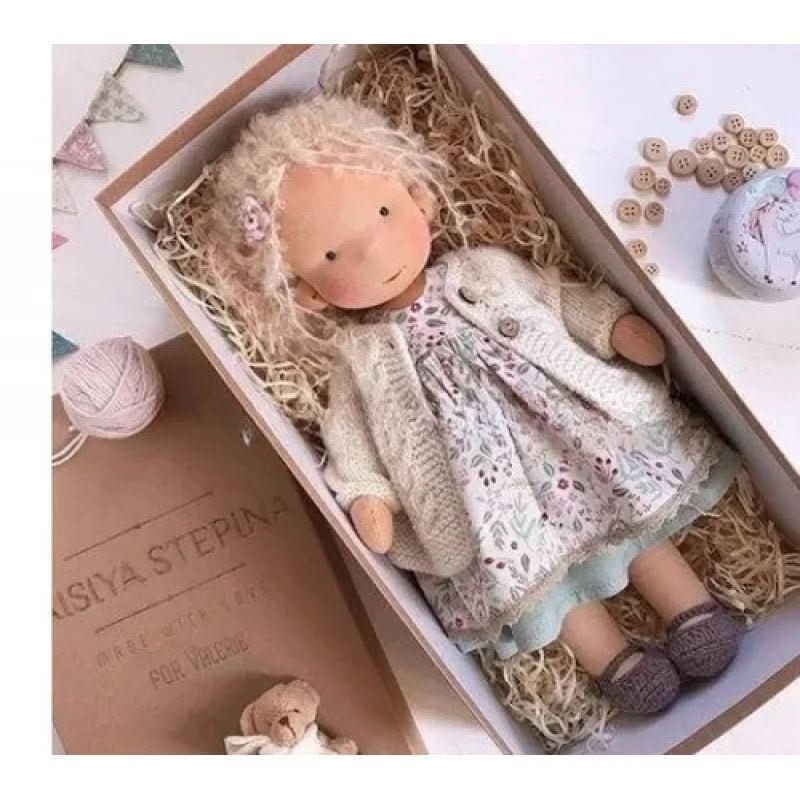 Waldolly - Handmade Waldorf Cotton Doll for Imaginative Play 10