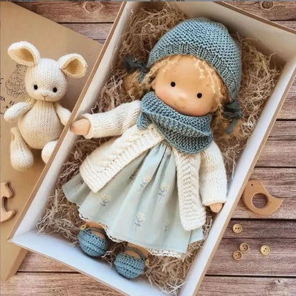 Waldolly - Handmade Waldorf Cotton Doll for Imaginative Play 19