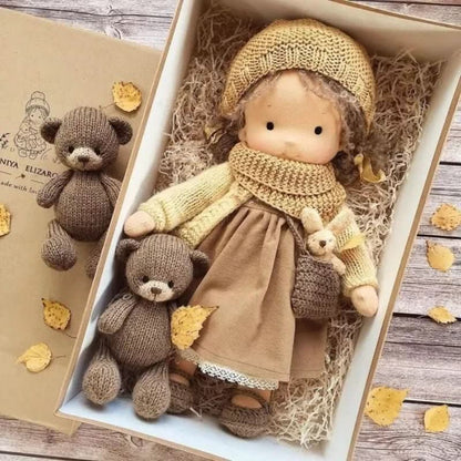 Waldolly - Handmade Waldorf Cotton Doll for Imaginative Play 22