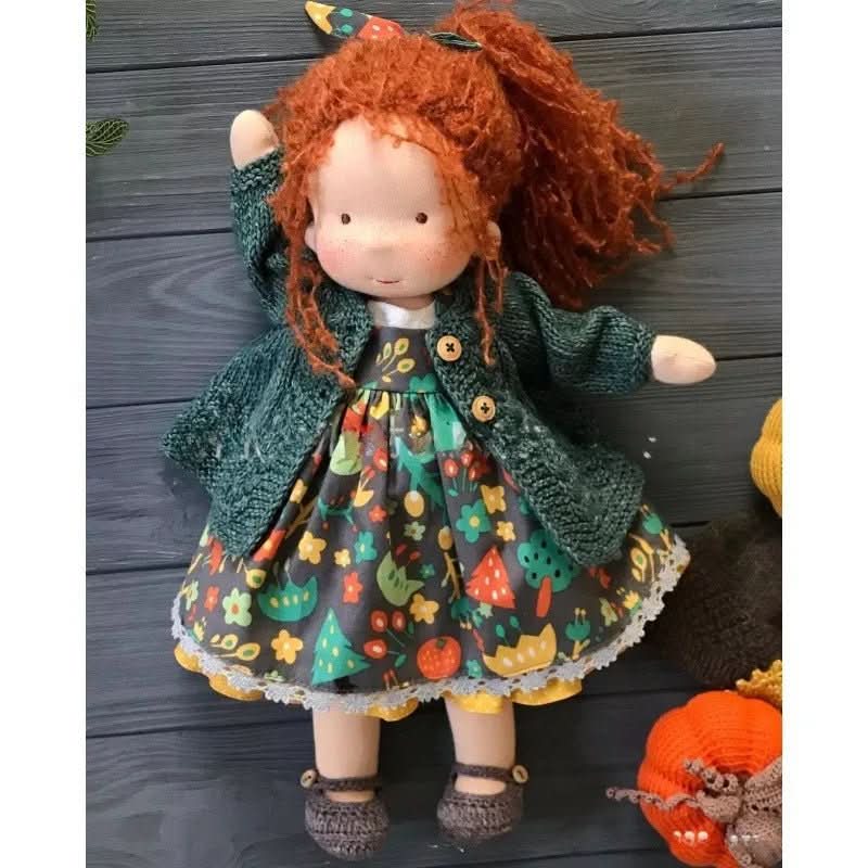 Waldolly - Handmade Waldorf Cotton Doll for Imaginative Play 34
