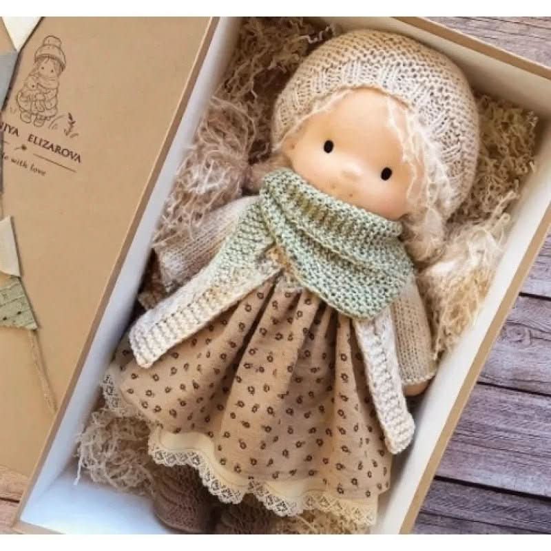 Waldolly - Handmade Waldorf Cotton Doll for Imaginative Play 35