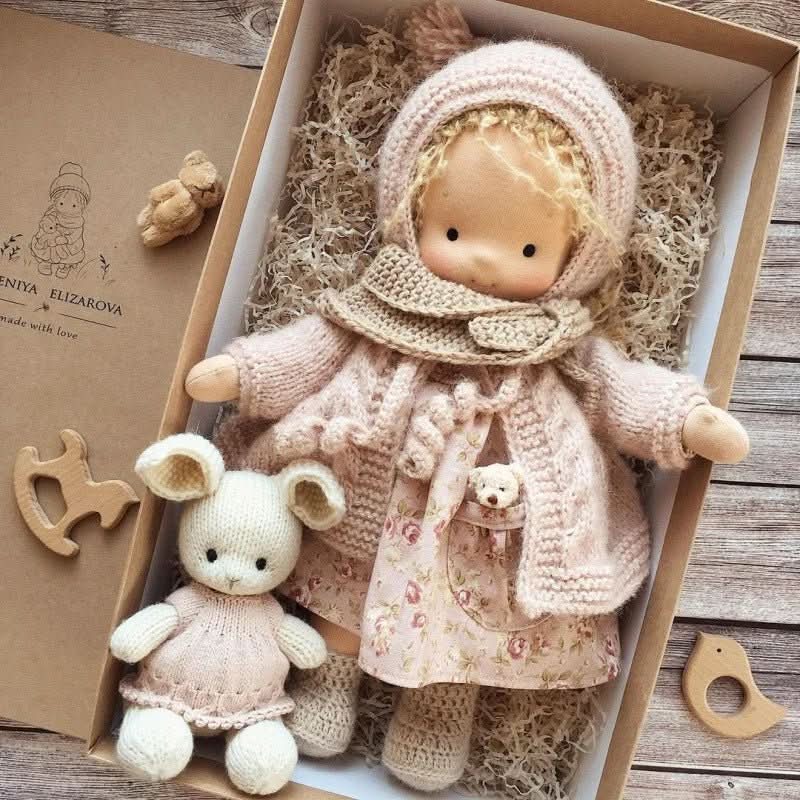 Waldolly - Handmade Waldorf Cotton Doll for Imaginative Play 5