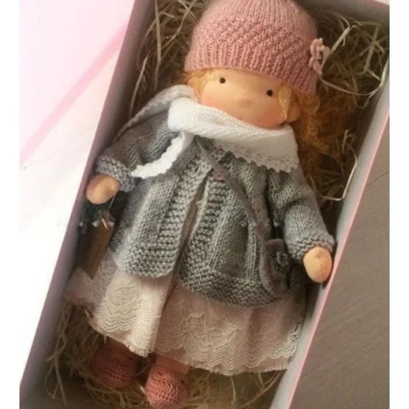 Waldolly - Handmade Waldorf Cotton Doll for Imaginative Play 7