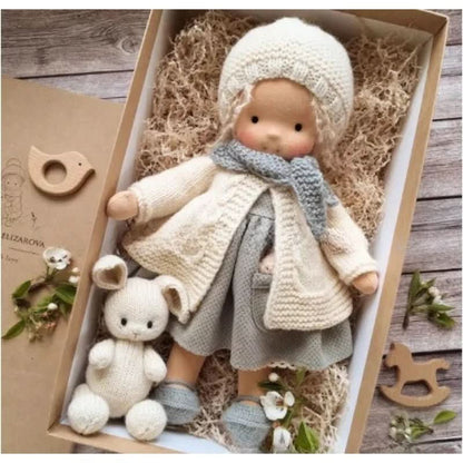 Waldolly - Handmade Waldorf Cotton Doll for Imaginative Play 9