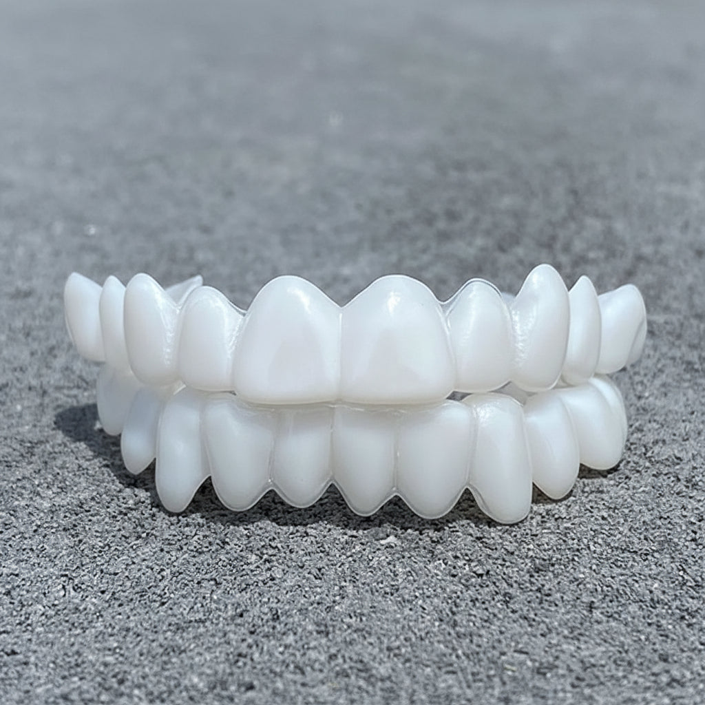 PEARLDENT – Cosmetic dental prosthesis with white dental lenses