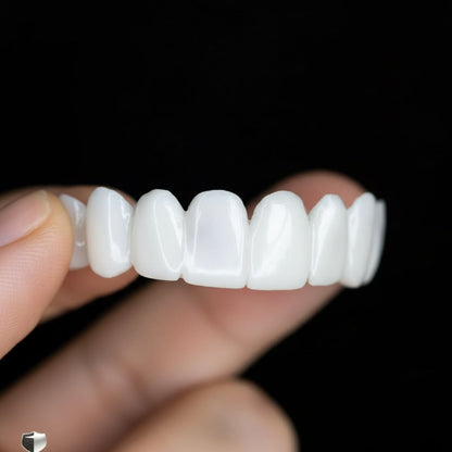 PEARLDENT – Cosmetic dental prosthesis with white dental lenses