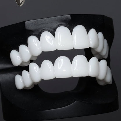 PEARLDENT – Cosmetic dental prosthesis with white dental lenses