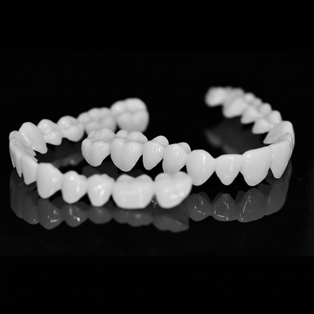 PEARLDENT – Cosmetic dental prosthesis with white dental lenses