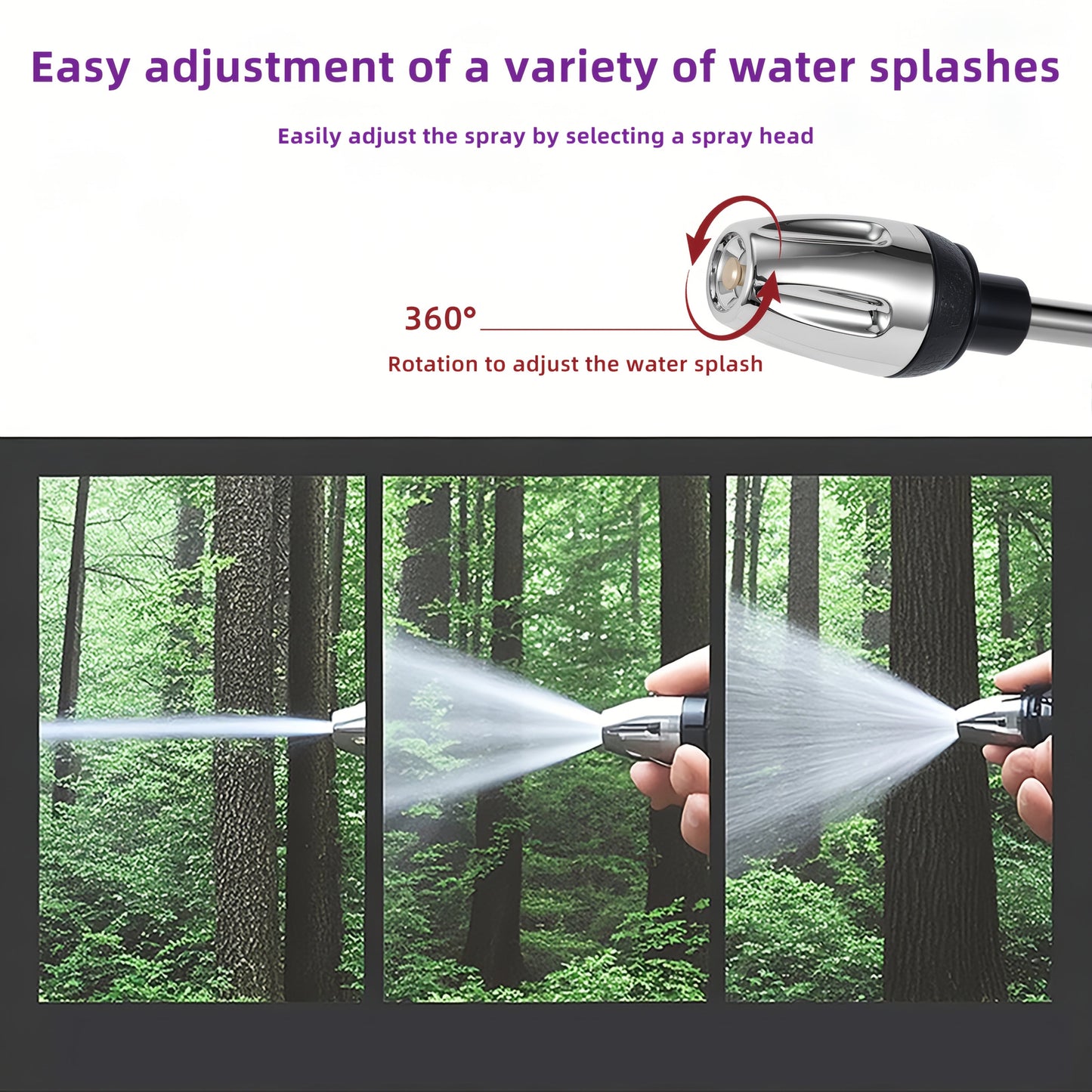 HYDROGUN – High-Pressure Garden & Car Wash Spray Gun