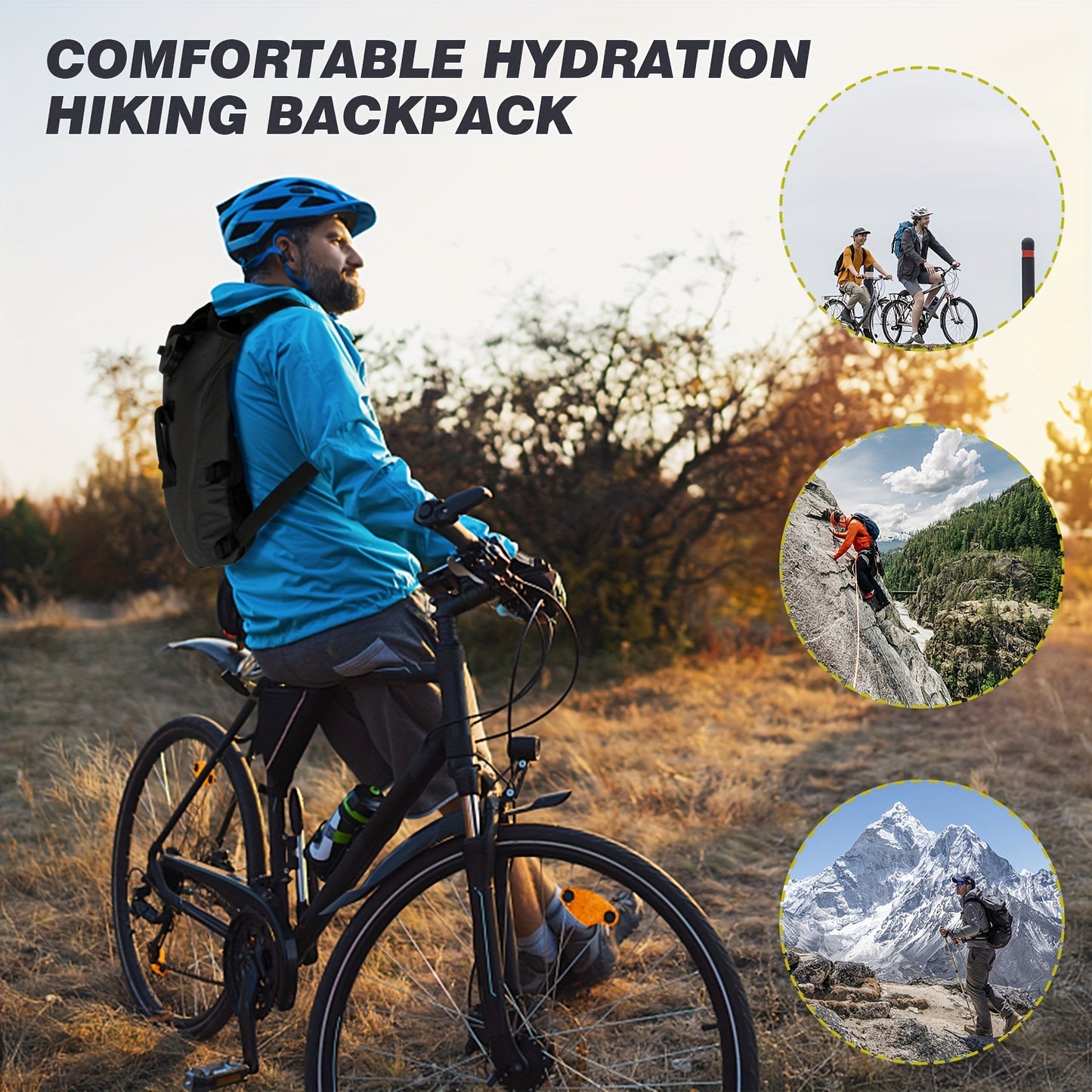 HYDROTRAIL - Hydration Backpack with Water Bladder
