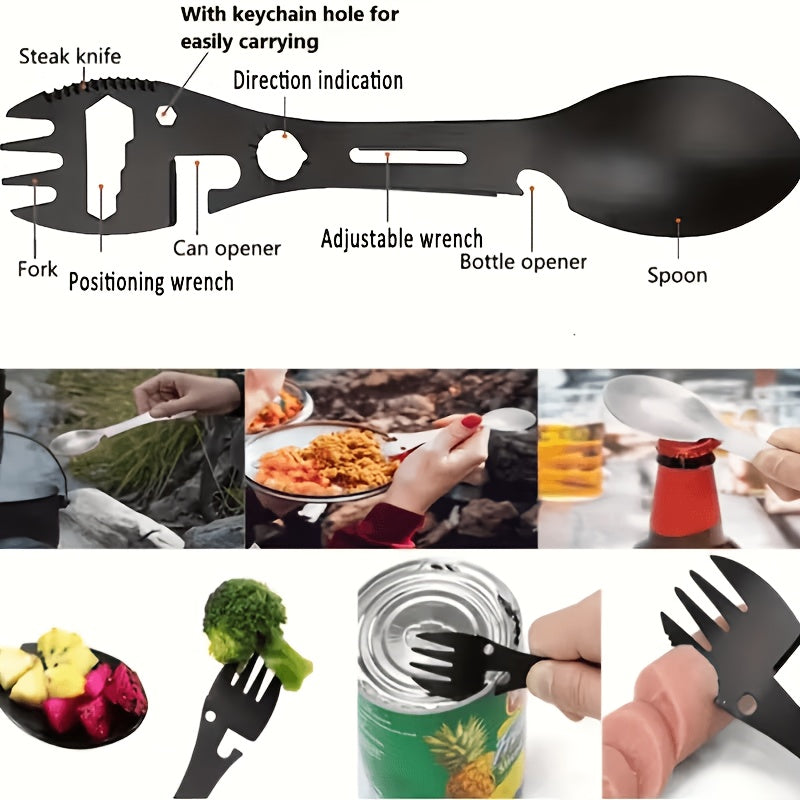 CAMPEDGE - 10-in-1 Stainless Steel Multi-Tool Spoon